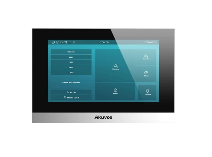Akuvox | C313W-2 - Внатрешен панел за контрола на пристап и домофонија