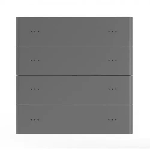 Akubela | M1 4-Gang 8-Button Switch Gray