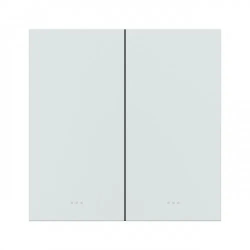 [39211-11-1] Akubela | 2 Gang Key Switch (No Neutral) White