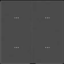 Akubela | 4-Button Scene Panel (Battery) - Прекинувач на батерија со 4 копчиња (црн)