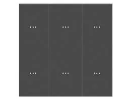 [39198-11-1] Akubela | 6-Button Scene Panel (Battery) - Прекинувач на батерија со 6 копчиња (црн)