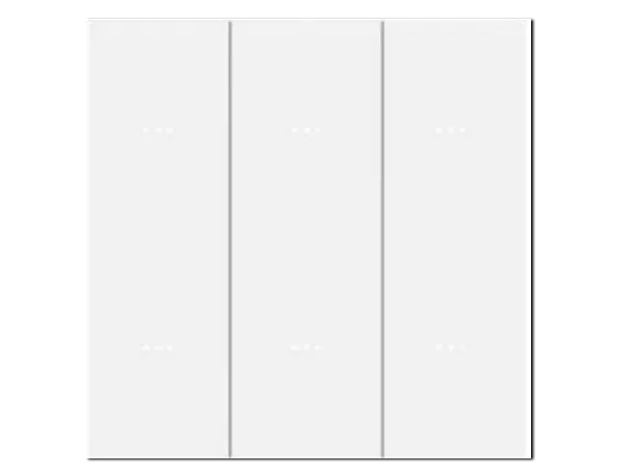 Akubela | 6-Button Scene Panel (HV Supply) - Прекинувач со 6 копчиња со директно напојување (бел)