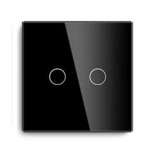 [39204-11-1] Akubela | 2 Gang Curtain Switch EU Black