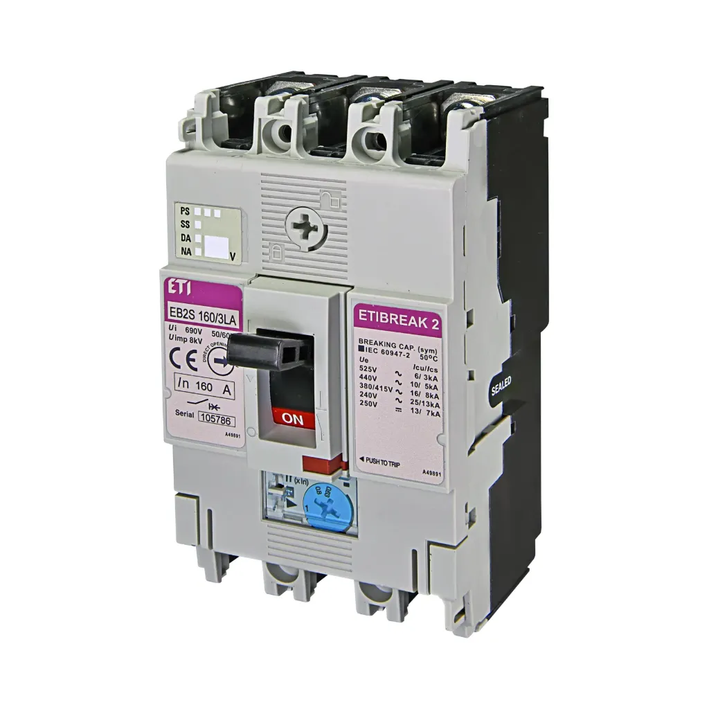 ETI | АС склопка подесива EB2S 160/3LA 160A 3p