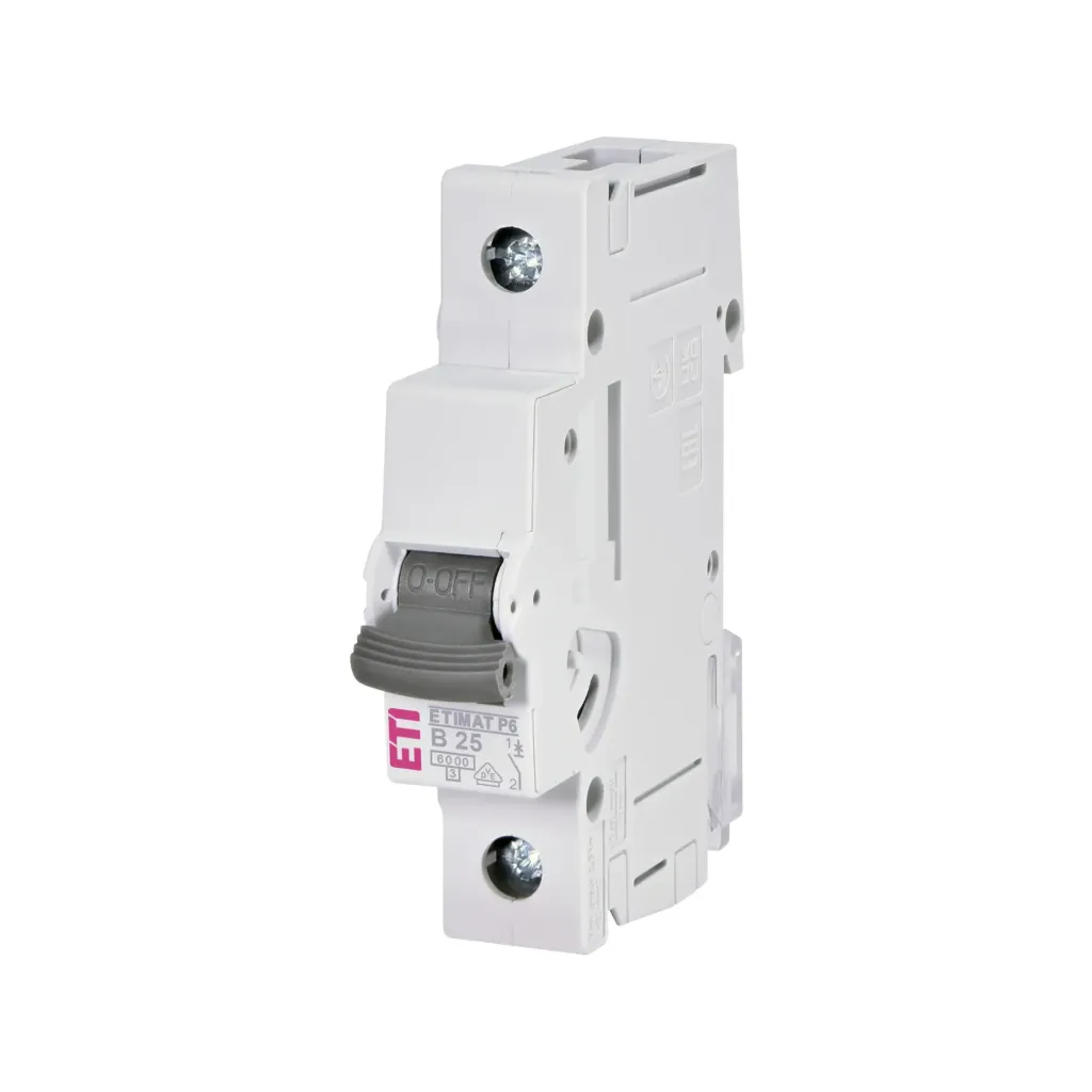 ETI | Минијатурен автоматски осигурувач ETIMAT P6 1p B25