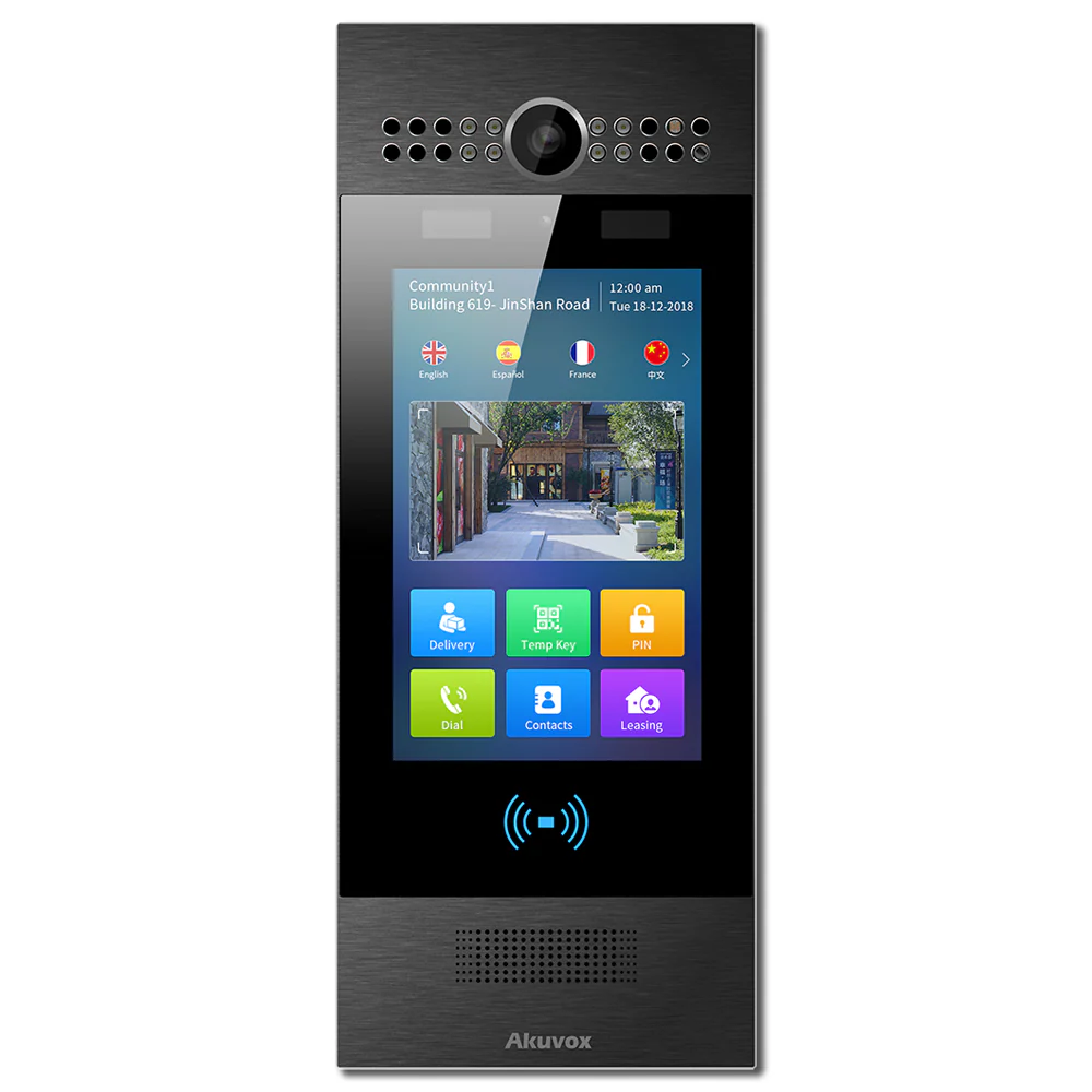 Akuvox | R29C IP Надворешна домофонска единица (црна)
