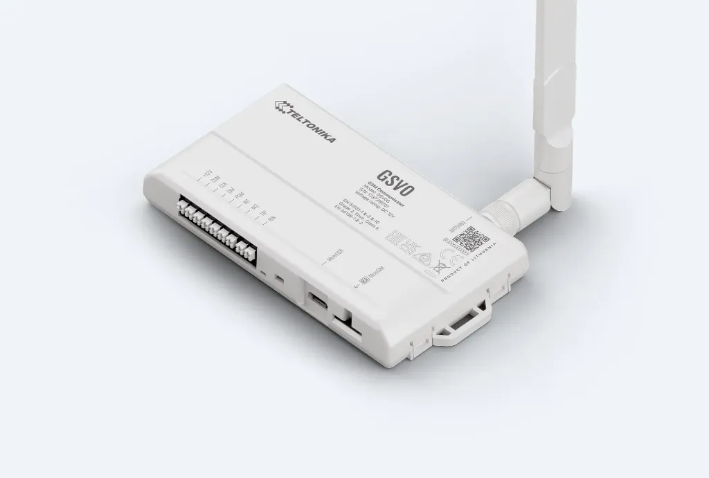 [GSV000] Teltonika | GSV0G (4G CAT-1 communicator) - 4G комуникатор за алармен систем