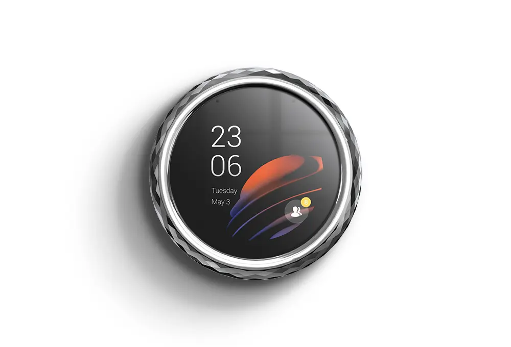 Akubela | CT61-PoE HyPanel Lux Ring - Контролер Прстен (сребрен)