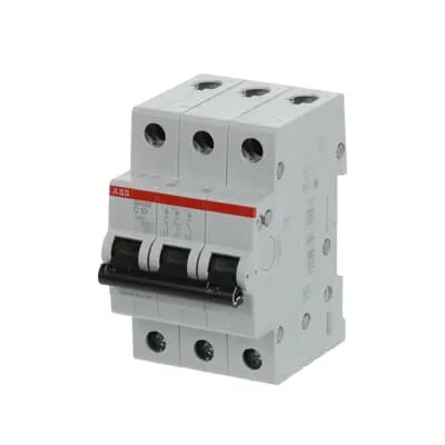 [2CDS213001R0104] ABB | SH203-C10 (Miniature Circuit Breaker) - Минијатурен автоматски осигурувач 3P C10