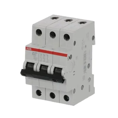 [2CDS213001R0635] ABB | SH203-B63 (Miniature Circuit Breaker) - Минијатурен автоматски осигурувач 3P B63