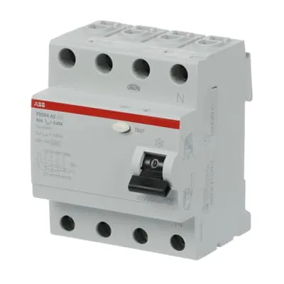 [2CSF204002R1630] ABB | FH204AC-63/0,03 (Residual Current Circuit Breaker) - Диференцијална склопка 4P AC 63A 30mA