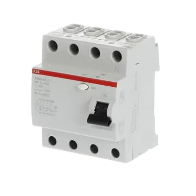 [2CSF204003R3630] ABB | FH204AC-63/0,3 (Residual Current Circuit Breaker) - Диференцијална склопка 4P AC 63A 300mA