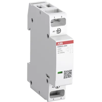 [1SBE121111R0620] ABB | ESB20-20N-06 230V AC/DC (Installation Contactor) - Инсталационен контактор 2NO 20A