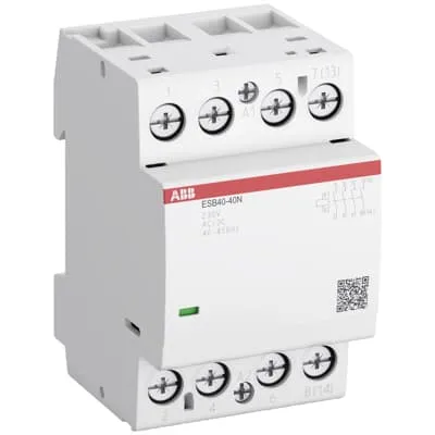 [1SAE341111R0640] ABB | ESB40-40N-06 230V AC/DC (Installation Contactor) - Инсталационен контактор 4NO 40A