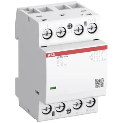 [1SAE351111R0640] ABB | ESB63-40N-06 230V AC/DC (Installation Contactor) - Инсталационен контактор 4NO 63A