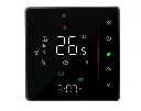 Akubela | BAC-006AZB HV-2PIPE Black Zigbee Thermostat Fancoil - Термостат со вентилаторска намотка