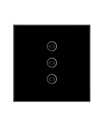 [SM-SW101-CZ] Akubela | SM-SW101-CZ Black Curtain Control Panel - Контролен панел за завеси црн (Црна)