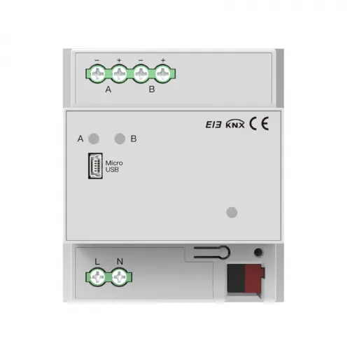 [39095-P9-1] Akubela | KXAC-G1DD4 KNX Double-Channel DALI Gateway - Двоканален DELI модул